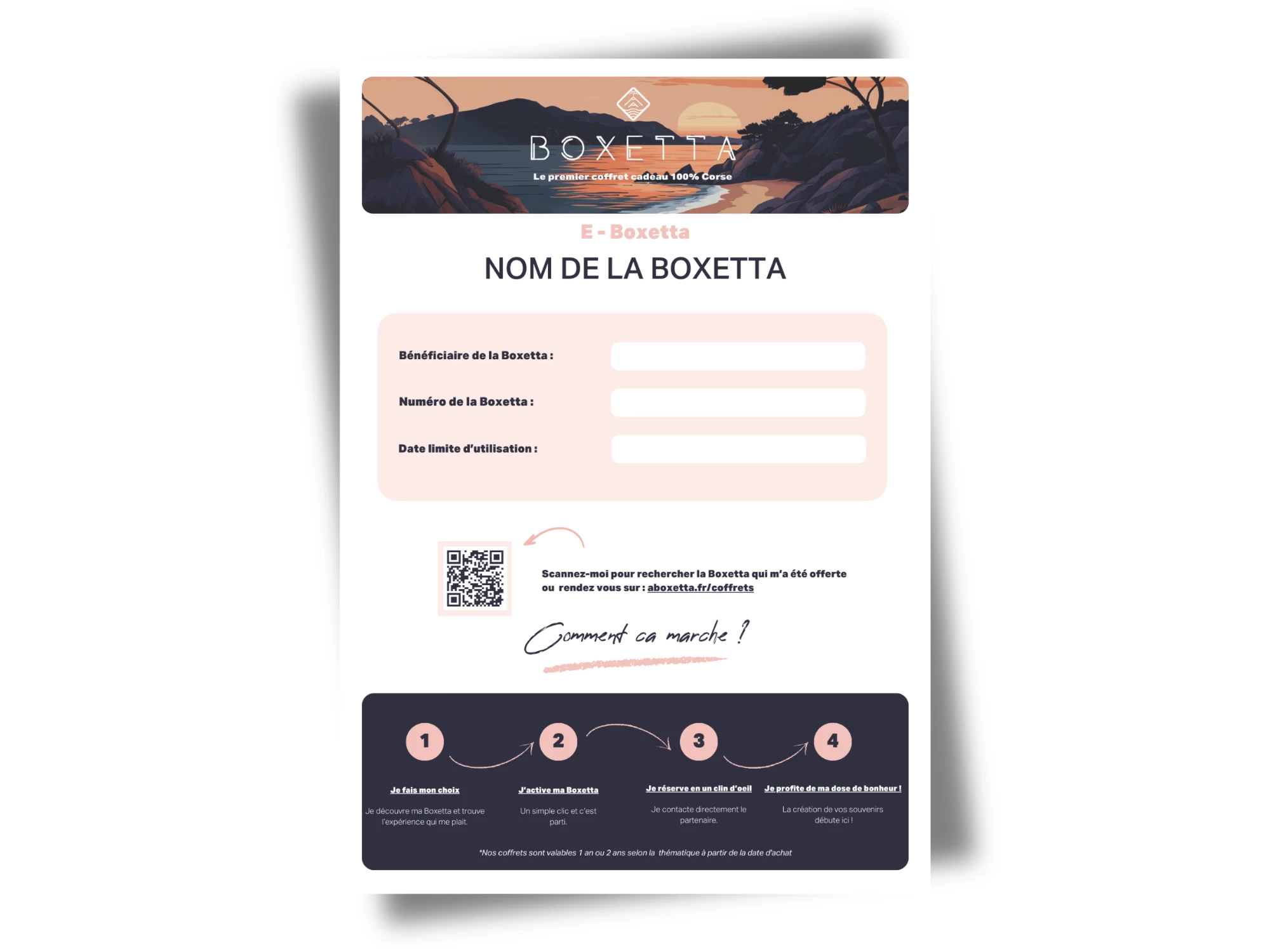 HÔTELLERIE « ESCAPADE »