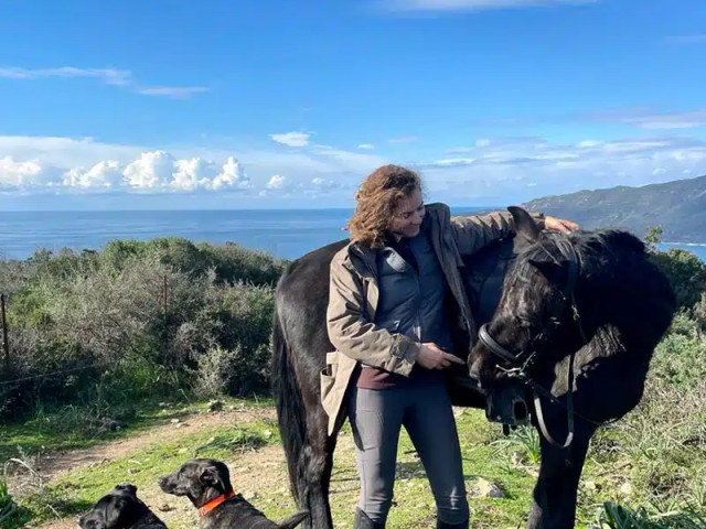 2h de balade à cheval avec l'Orca Agricultura à Serra-di-Ferro