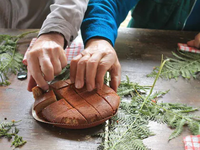 Repas à la ferme dans une châtaigneraie à Murato avec Kiffemu