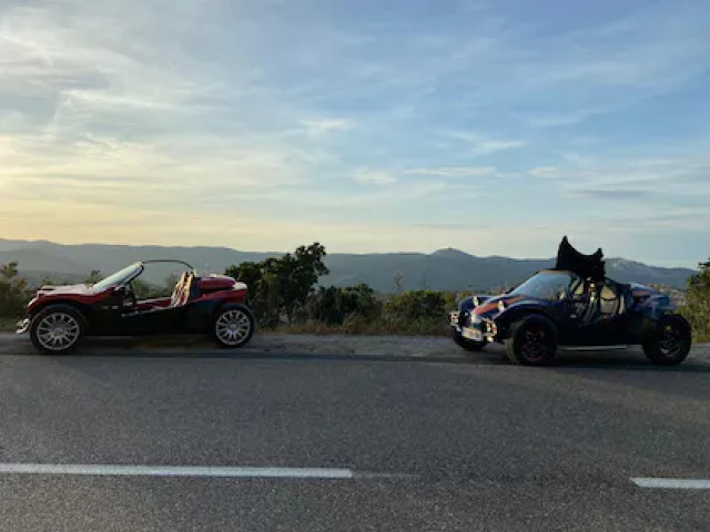 Balade de 2h en voiture roadster en Balagne avec Kiffemu
