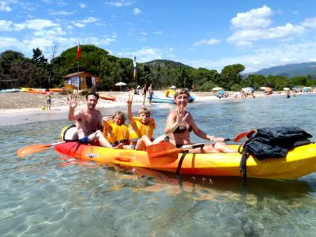 Promenade guidée en paddle au coucher de soleil à Porto Vecchio avec Kiffemu