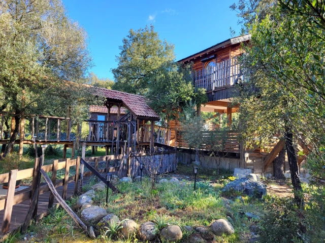 1 nuit avec petit déjeuner dans une cabane perchée à Francardo avec Kiffemu