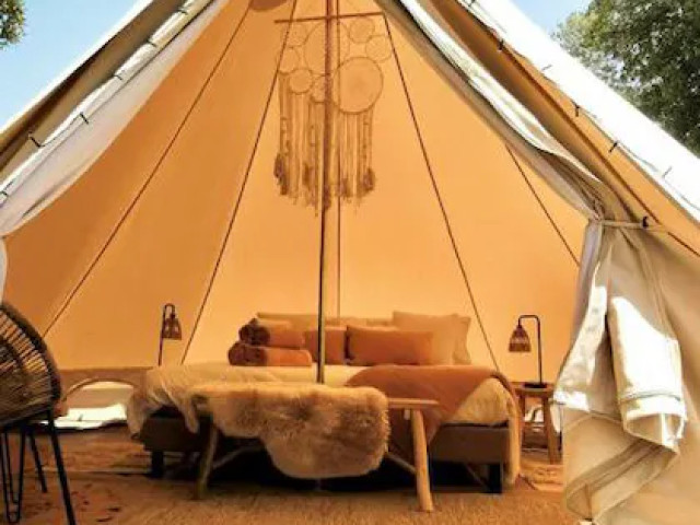 1 nuit dans une tente Lodge avec petit déjeuner à Vallica avec Kiffemu