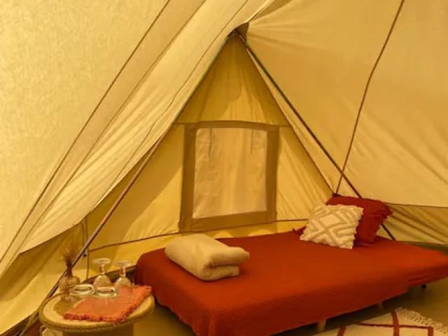 1 nuit dans une tente Lodge avec petit déjeuner à Vallica avec Kiffemu