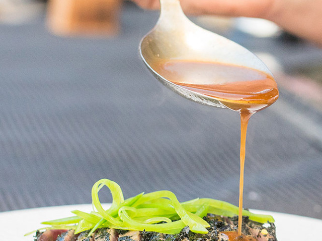 Repas avec vue à couper le souffle à la Sassa à Nonza