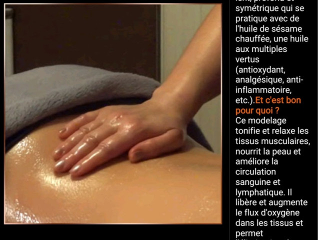 Massage visage Akwaterra à l'Éveil des Sens à Oletta