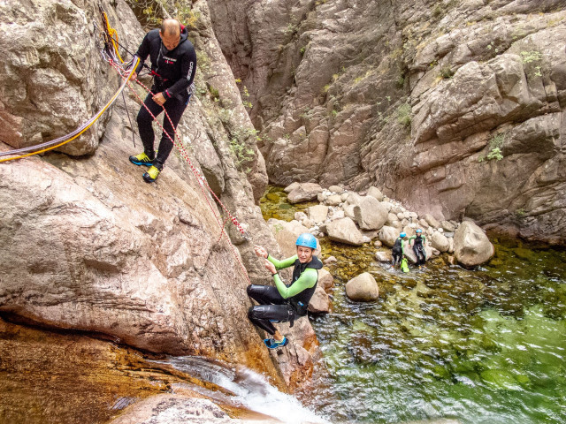 Canyoning de la Vacca avec Corsica Canyon