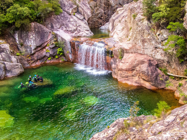 Canyoning de la Vacca avec Corsica Canyon