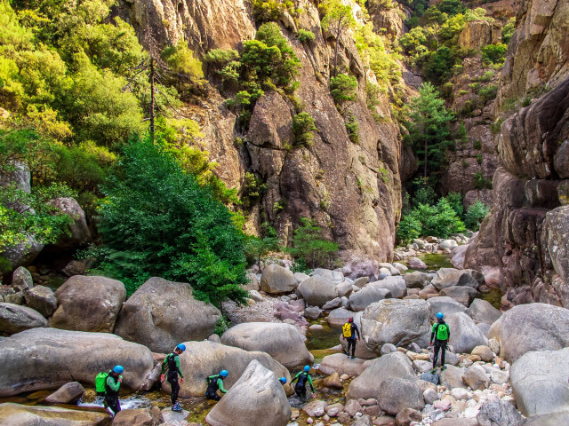 1 Canyoning de la Vacca avec Corsica Canyon à Bavella