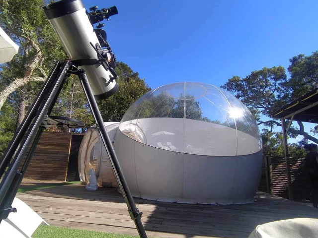 1 nuit pour 2 personnes dans une bulle transparente à Figari avec Kiffemu
