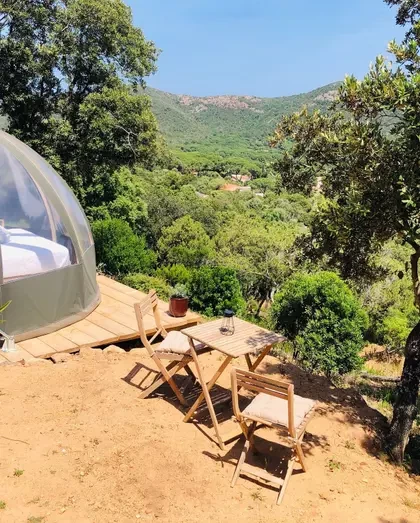 1 nuit dans une bulle transparente à Palombaggia avec Kiffemu
